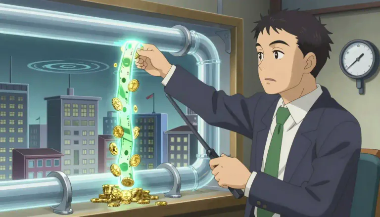 Visual representation of "monetarist" - A supporter of monetarism, an economic theory that emphasizes the importance of controlling the money supply to regulate the economy.