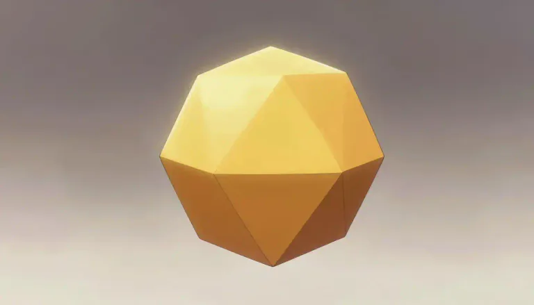 Visual representation of "octa" - An octahedron is a three-dimensional shape with eight faces, each of which is an equilateral triangle.