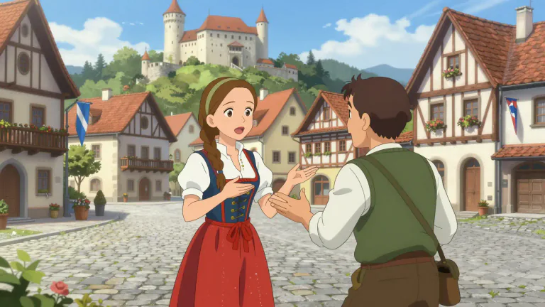 Visual representation of "franconian" - Relating to Franconia or its people.
