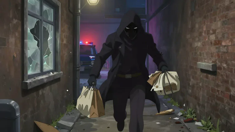 Visual representation of "perpetrator" - A person who carries out a harmful, illegal, or immoral act.