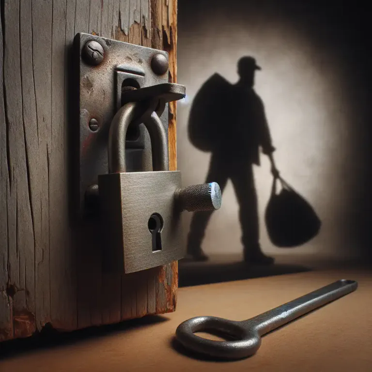 Visual representation of "depredation" - An act of stealing or damaging someone's property.