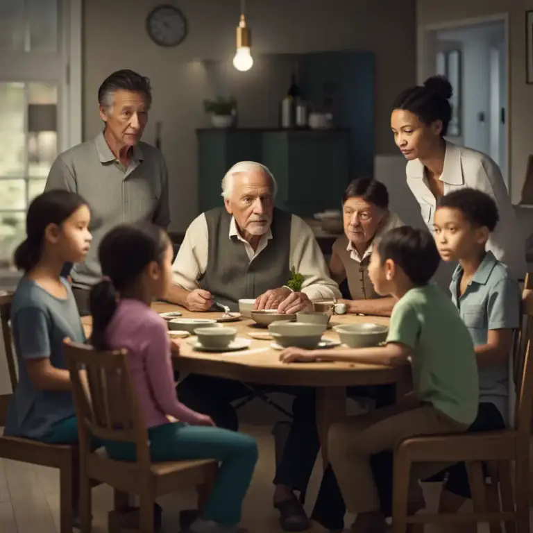 Visual representation of "patriarchy" - A family, group, or government controlled by the oldest man.