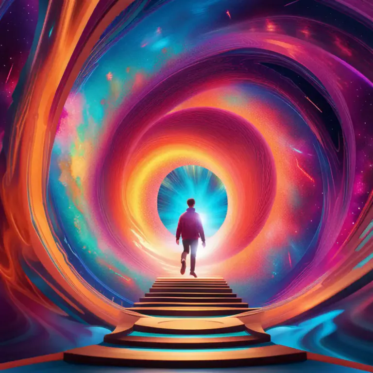 Visual representation of "dimension" - A possible universe or place, existing beside our own.
