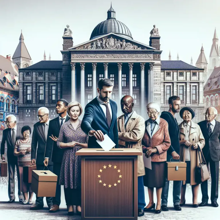 Visual representation of "referendum" - a method of direct democracy and citizen engagement