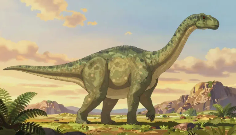 Visual representation of "apatosaurus" - A large, long-necked dinosaur that lived during the late Jurassic period.