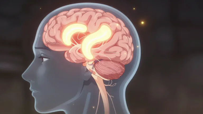 Visual representation of "striatum" - The striatum is a group of nuclei in the brain involved in the coordination of movement and reward processing.