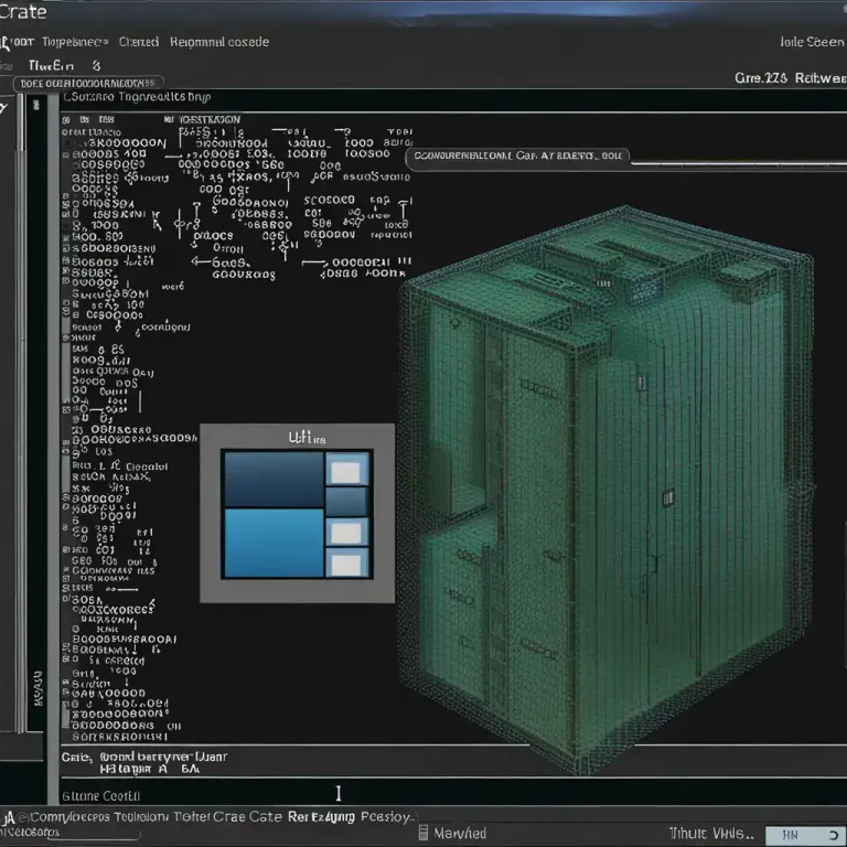 Visual representation of "crate" - In computing, a package of software or files.