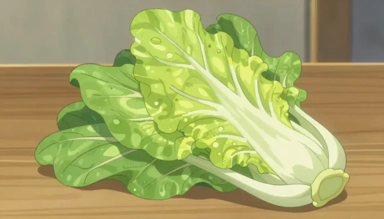 Visual representation of "escarole" - A type of leafy vegetable related to endive, often used in salads and cooking.