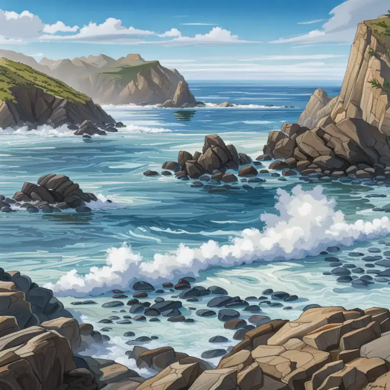 Visual representation of "pacific" - relating to the Pacific Ocean