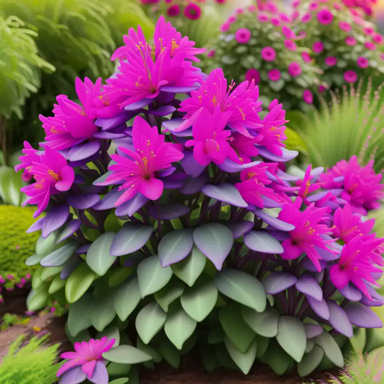 Visual representation of "archangel" - A type of large plant with purple or pink flowers.