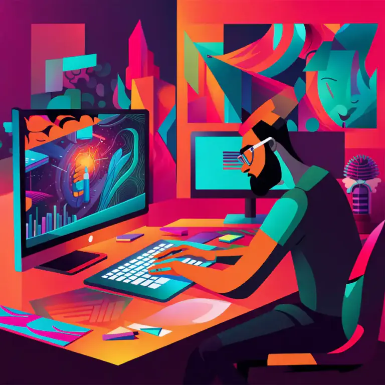Visual representation of "illustrator" - A computer program used for drawing pictures, especially in publishing.