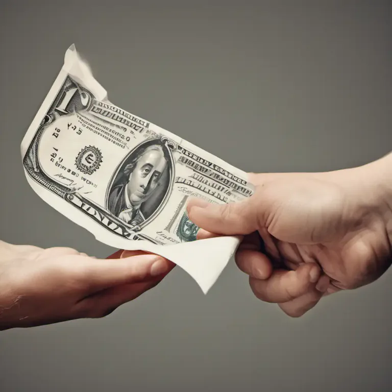 Visual representation of "take something on trust" - To accept or believe something without proof or evidence.