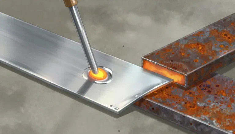 Visual representation of "tinplate" - Tinplate is a thin sheet of steel or iron that is coated with tin to prevent rust. It is commonly used in packaging and manufacturing.