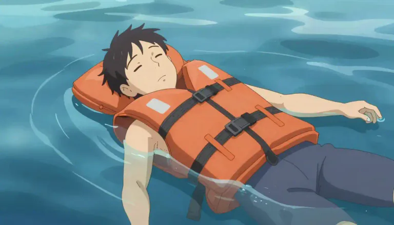 Visual representation of "lifejacket" - A lifejacket is a piece of personal flotation equipment that helps keep a person afloat in water.
