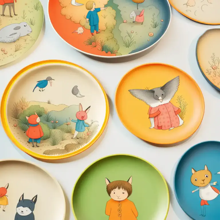 Visual representation of "plate" - An illustration or photo printed on a page of a book or magazine