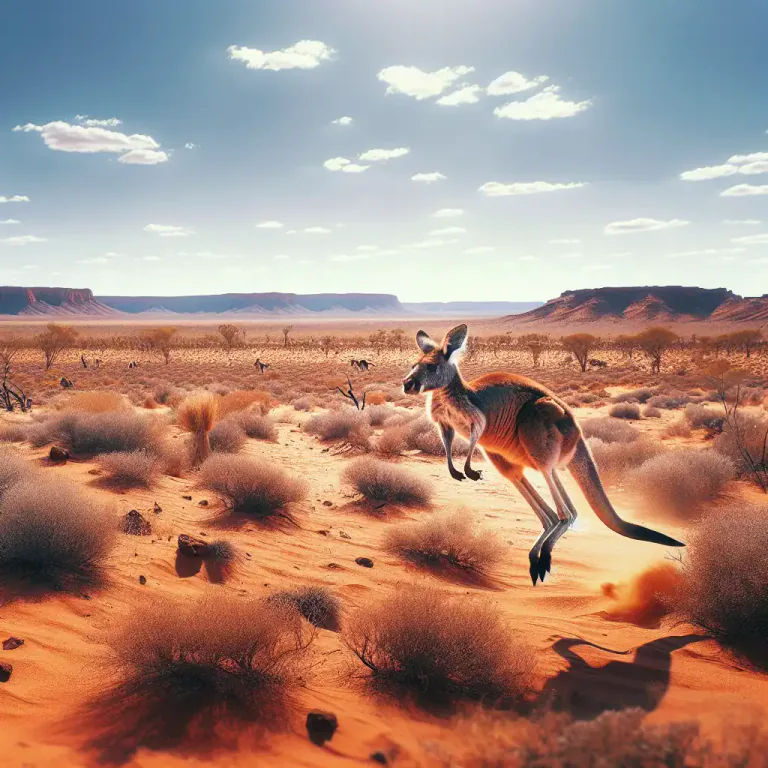 Visual representation of "euro" - A type of kangaroo that lives in Western and Central Australia