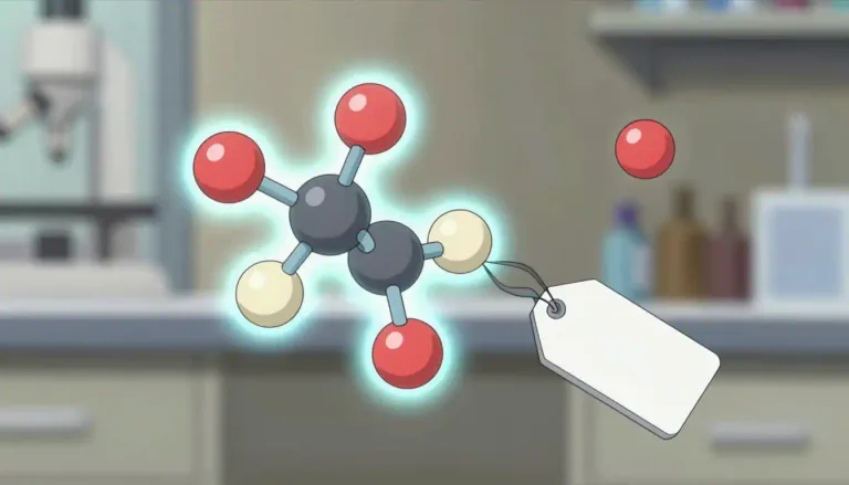 Visual representation of "acetyl" - Acetyl is a group of atoms derived from acetic acid, represented by the formula C2H3O, that plays a key role in various chemical reactions.