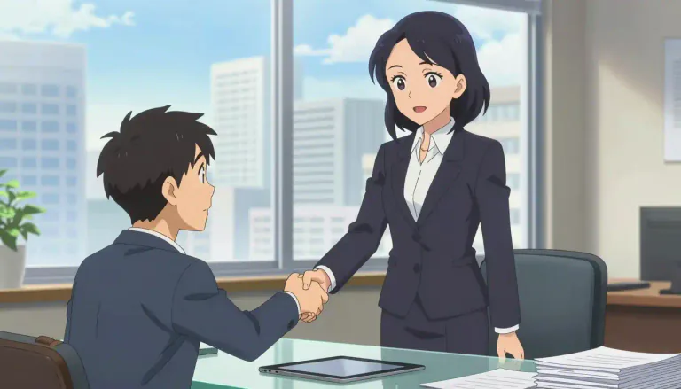 Visual representation of "businessperson" - A person who is engaged in commercial or business activities.