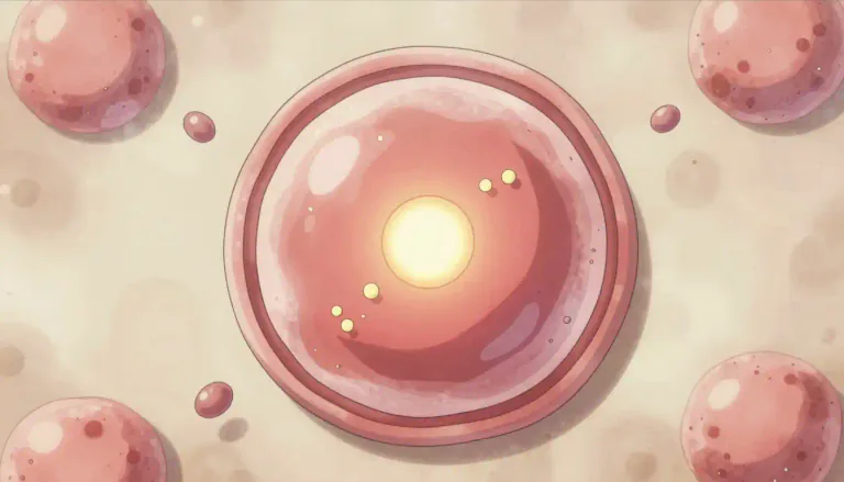 Visual representation of "nucleolus" - A small, round body present in the nucleus of a cell, responsible for producing ribosomes.
