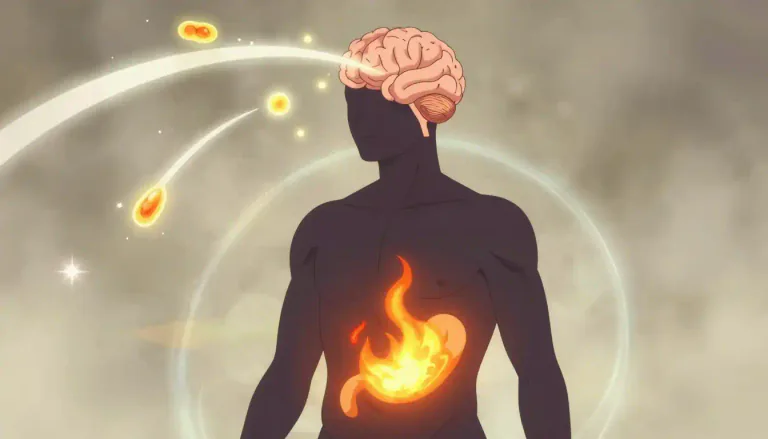 Visual representation of "leptin" - Leptin is a hormone produced by fat cells that helps to regulate body weight by controlling hunger and energy expenditure.