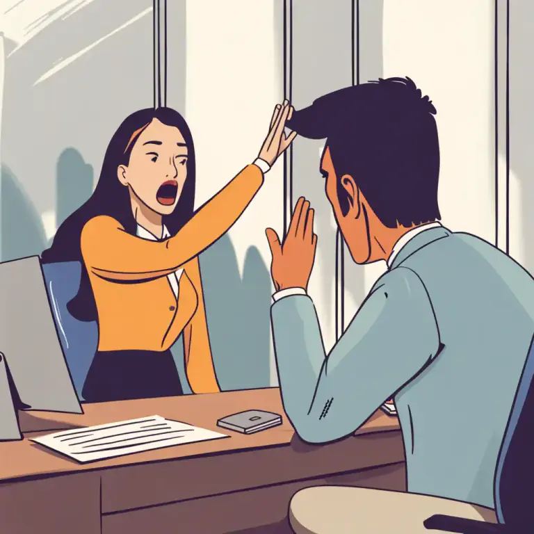 Visual representation of "leave it out" - To tell someone to stop doing something annoying