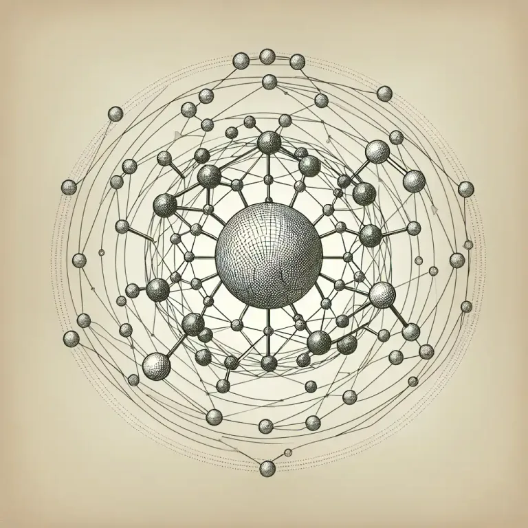 Visual representation of "monad" - In chemistry, a single atom or molecule, especially one that can join together with other atoms or molecules.