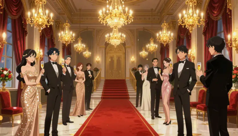 Visual representation of "ritz" - A state of elegance or luxury, often associated with wealth and sophistication.
