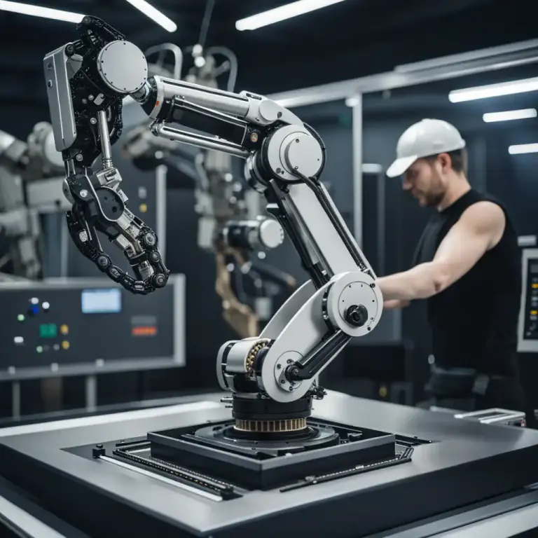Visual representation of "manipulator" - A device for controlling the movement or operation of a machine.