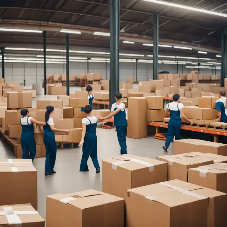 Visual representation of "warehouse" - to store goods or items in a warehouse