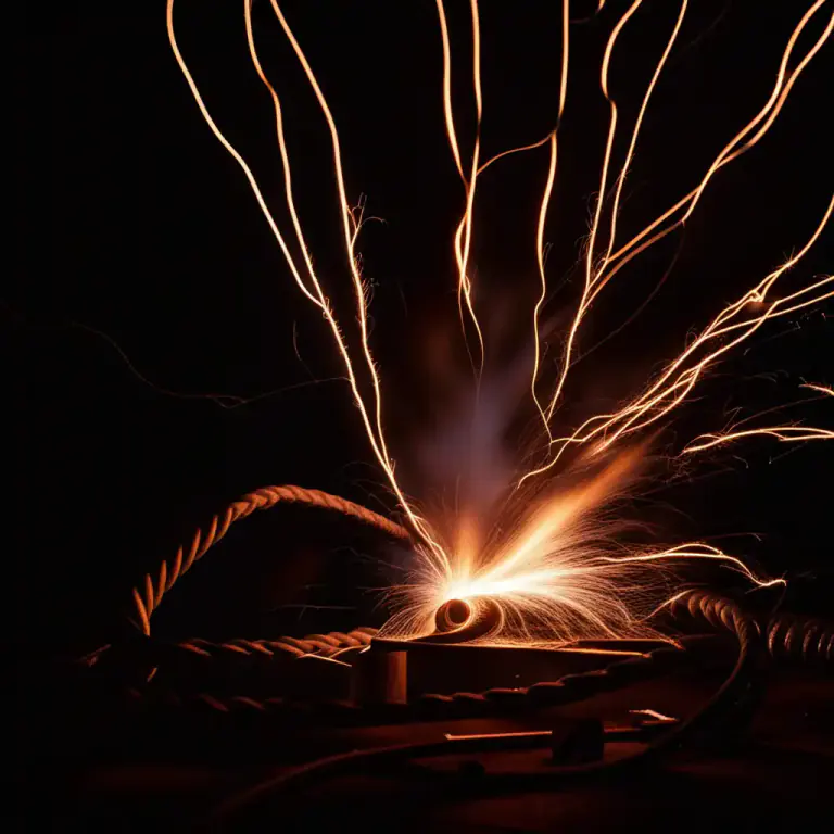 Visual representation of "sparkle" - to produce sparks