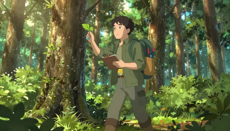 Visual representation of "forester" - A person who manages, maintains and cares for forests.
