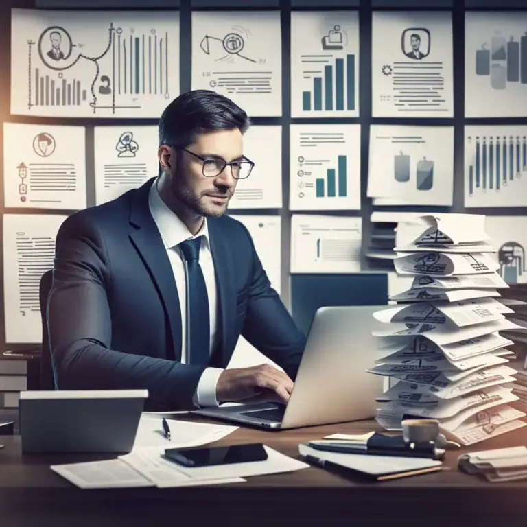 Visual representation of "ladder" - A hierarchical structure, system or organization where progress is achieved by ascending from one level to another.