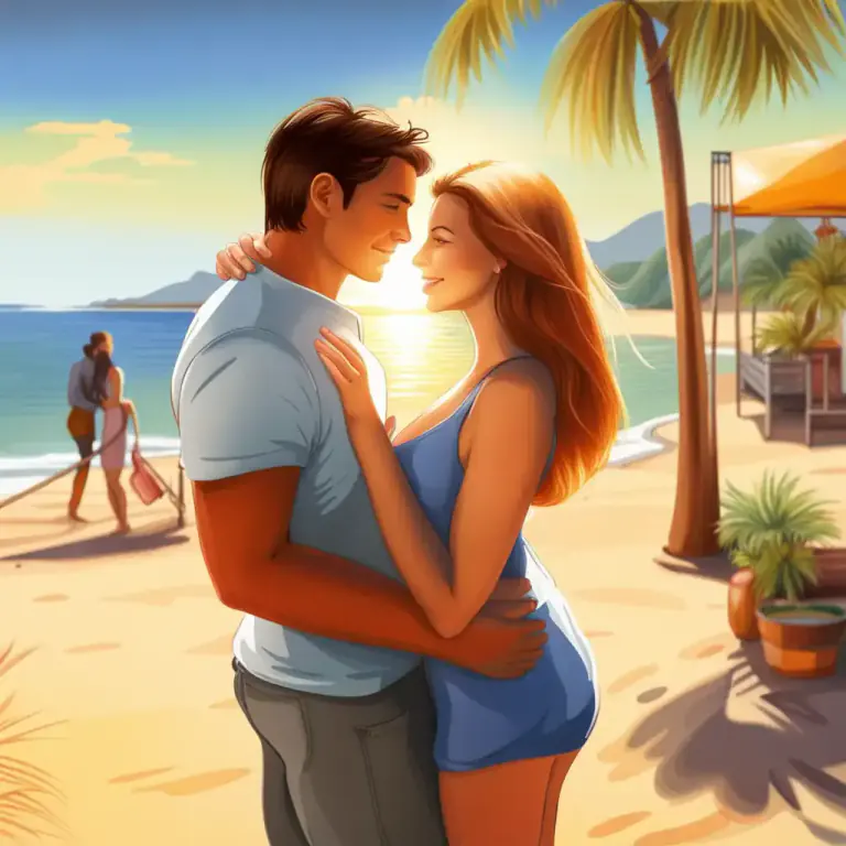 Visual representation of "interlude" - A brief romance or sexual relationship that is not part of a longer one
