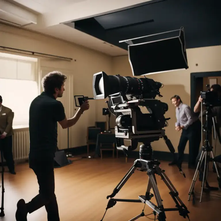 Visual representation of "pan" - To move a camera horizontally following or capturing the action.