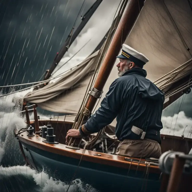 Visual representation of "trim your sails" - In sailing, to adjust the sails of a boat to make it more balanced or efficient