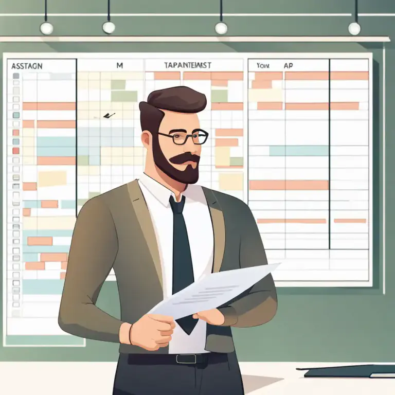 Visual representation of "manage" - To make arrangements or decisions related to a job or situation.