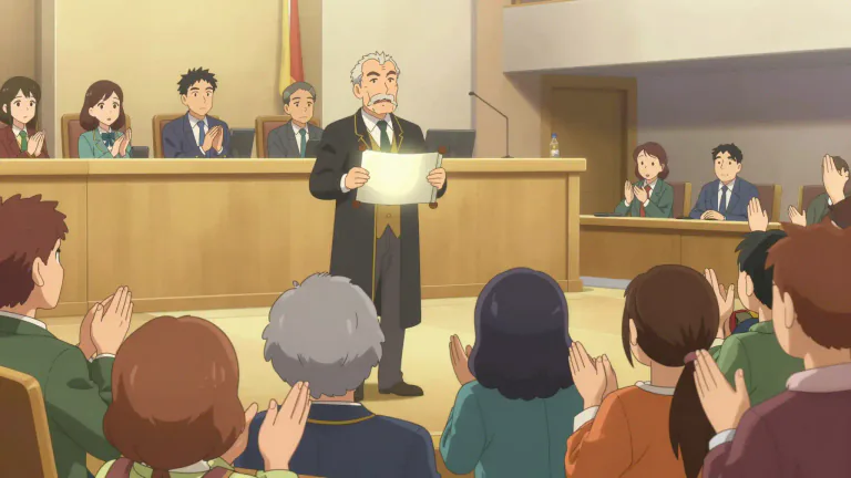 Visual representation of "amen" - A statement showing strong agreement.