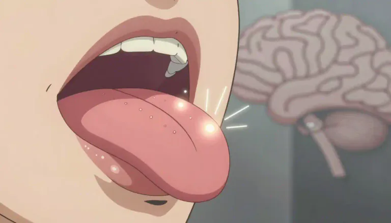 Visual representation of "tastebud" - Tastebuds are small sensory organs on the tongue that allow us to detect different tastes.