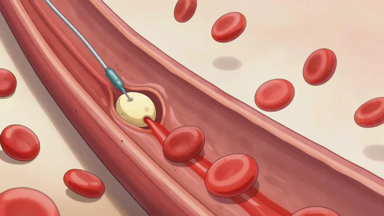 Visual representation of "angioplasty" - A medical procedure used to widen blocked or narrowed blood vessels, especially the coronary arteries.