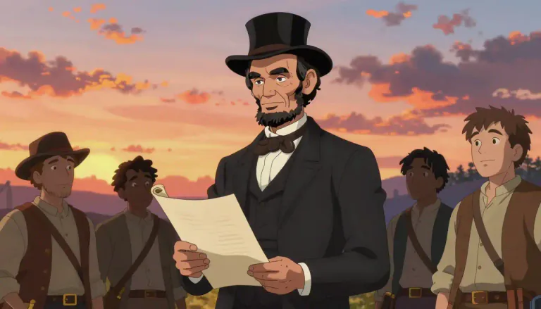Visual representation of "lincoln" - A reference to Abraham Lincoln, the 16th President of the United States, who is renowned for his leadership during the American Civil War and for the emancipation of slaves.