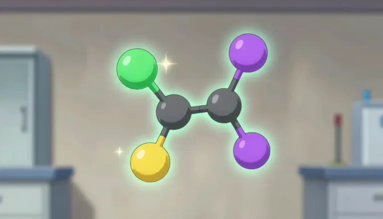 Visual representation of "halogenated" - Describing a chemical compound that has had one or more halogen atoms added to its structure.