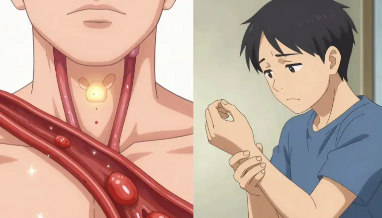 Visual representation of "hypoparathyroidism" - A medical condition where the parathyroid glands produce insufficient hormones, leading to low calcium levels in the blood.