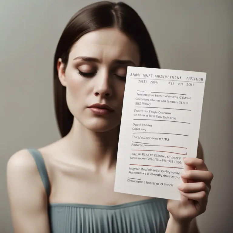 Visual representation of "I’m afraid" - Used to say that you're sorry to give someone bad news or disagree