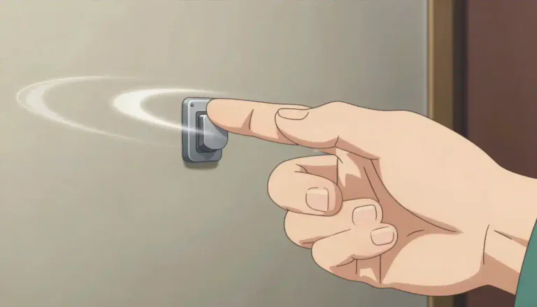 Visual representation of "flick" - A quick, sharp movement