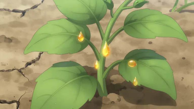 Visual representation of "abscisic" - A plant hormone that regulates growth and development, particularly in response to stress.