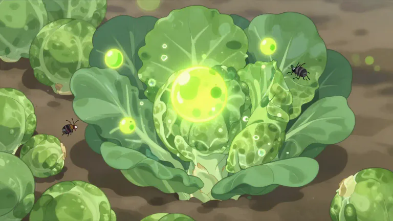 Visual representation of "glucosinolate" - A glucosinolate is a natural compound that occurs in many plants, especially crucifers, and helps protect them from pests.