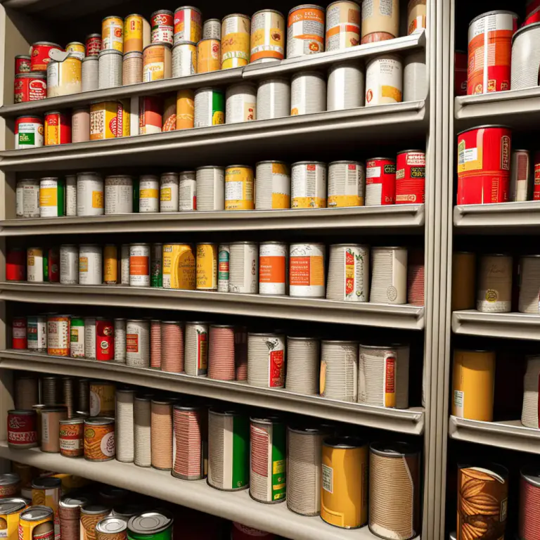 Visual representation of "have in" - To stock or store something for future use.