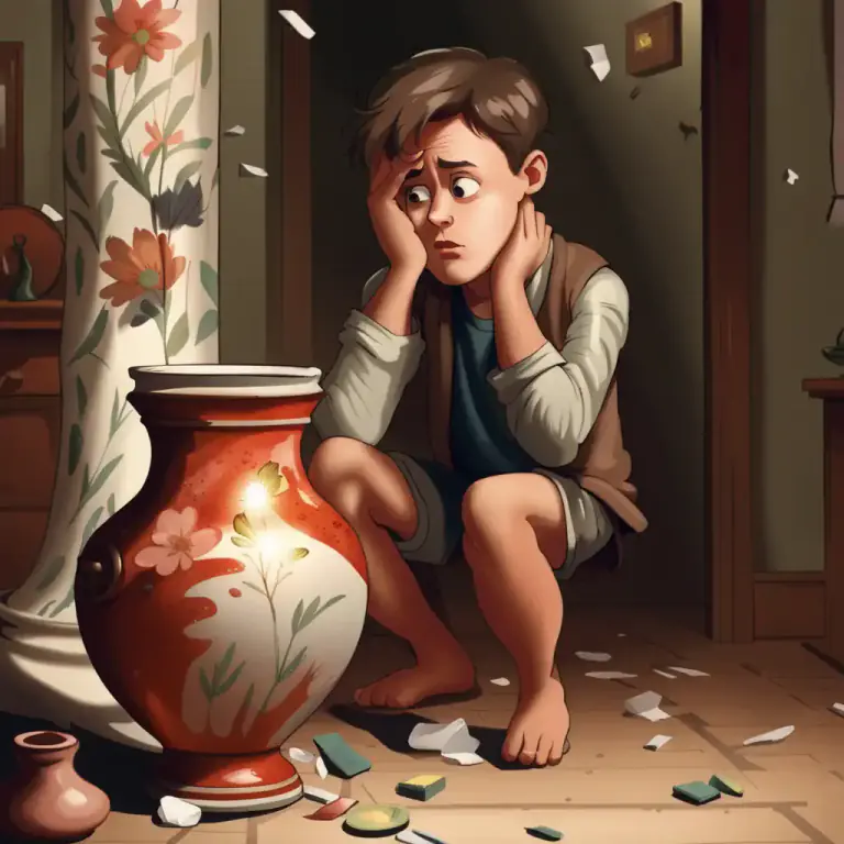Visual representation of "own up" - To admit or confess to something, usually a mistake or wrongdoing
