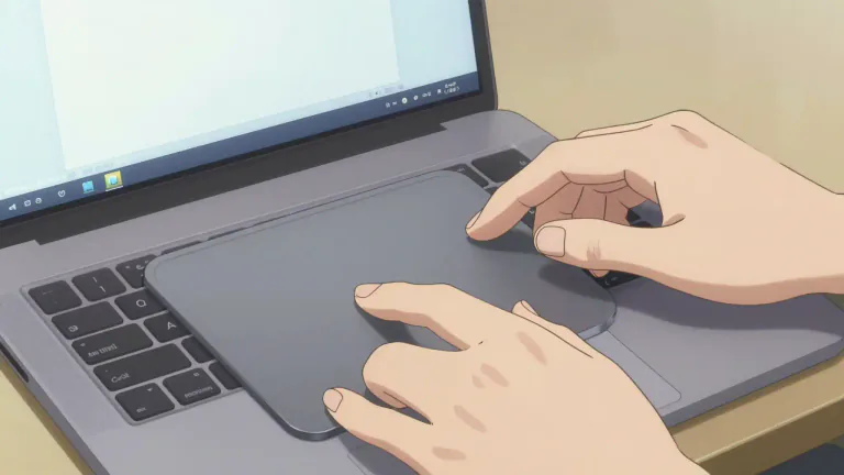 Visual representation of "trackpad" - A flat surface that responds to touch, used for controlling the cursor on a computer screen.