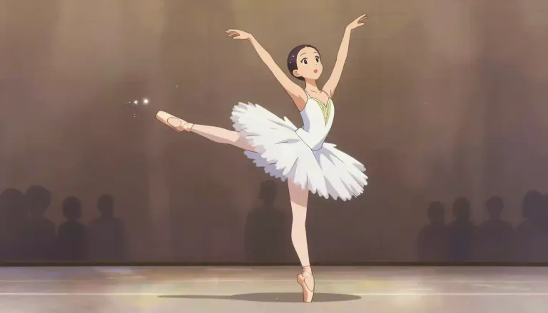 Visual representation of "terpsichorean" - A dancer, especially in ballet.